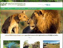 Tablet Screenshot of indiawildlifetourpackages.com